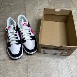 Nike Dunk Low Obsidian Fierce GS Shoe Size 6.5Y Blue FB9109-401 Skateboarding